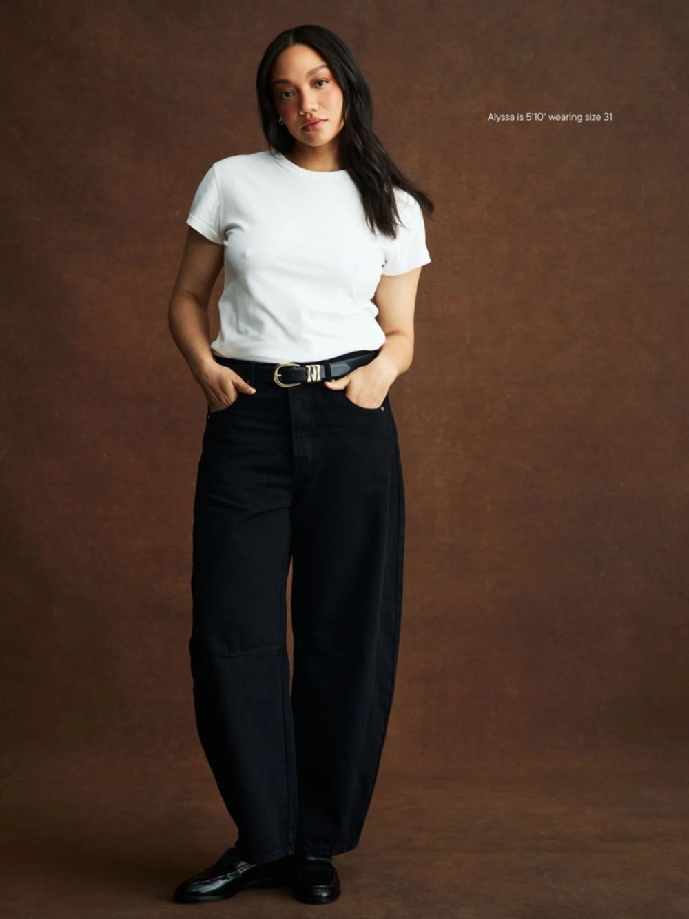 PARKE Horseshoe Jean in Black